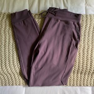 Alphabets Women’s Joggers S Black Plum